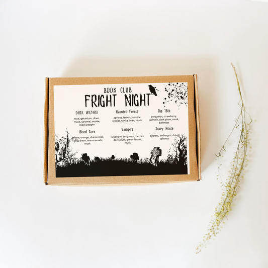 Fright Night Book Club Candle Set