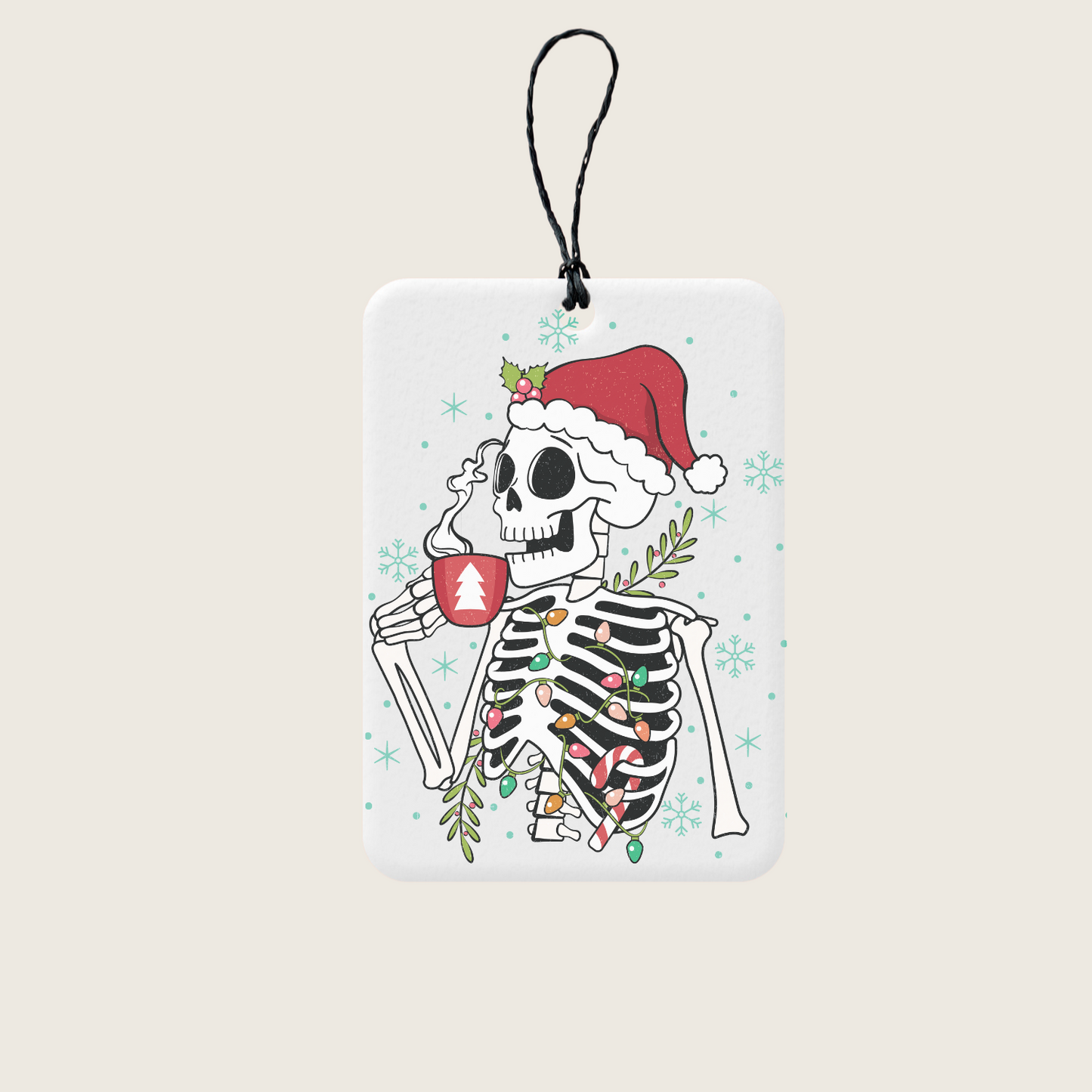 Christmas Coffee Skeleton