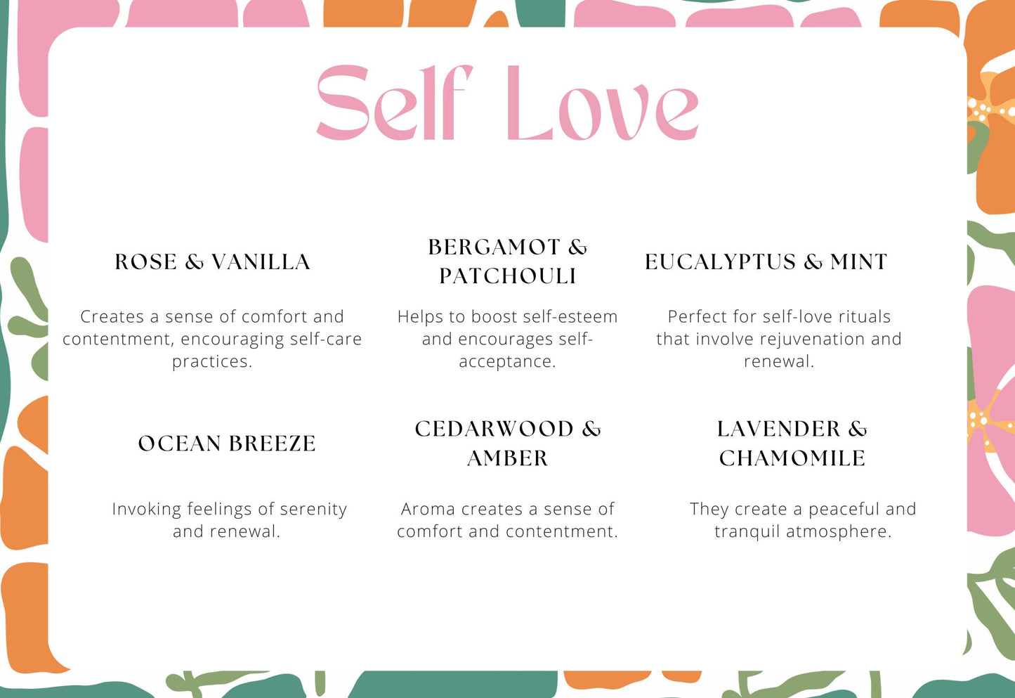 Self Love Candle Set